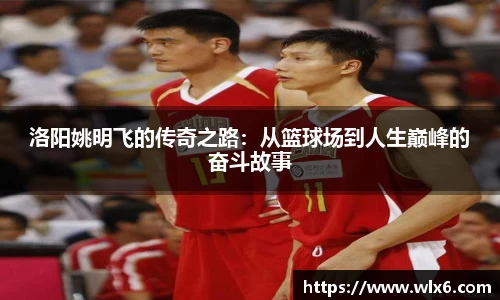 洛阳姚明飞的传奇之路：从篮球场到人生巅峰的奋斗故事